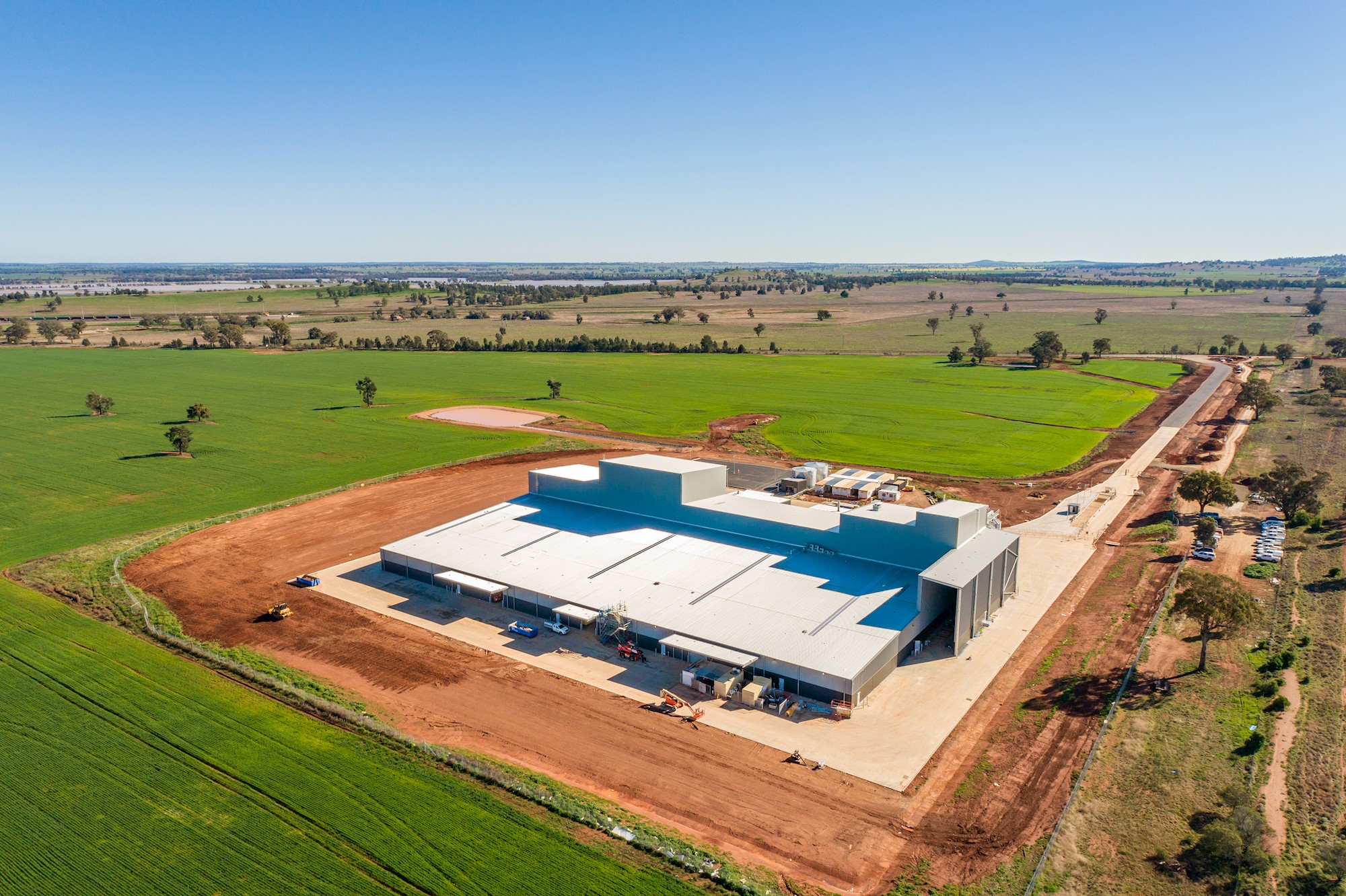 Pet Care Kitchen Manufacturing Site from air