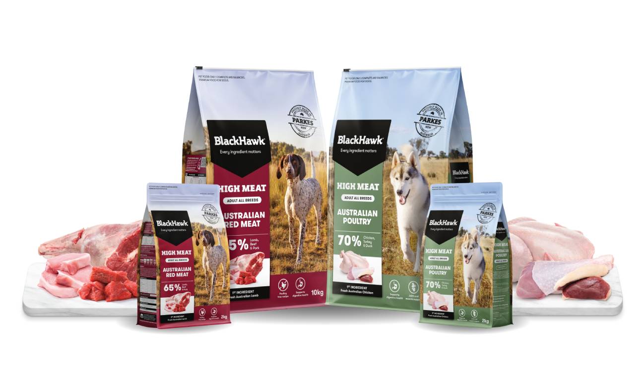 Black Hawk High Meat Dog Food Range preview image